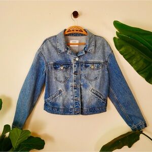 Old Navy Cropped Denim Jean Jacket